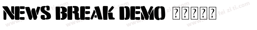 News break Demo字体转换